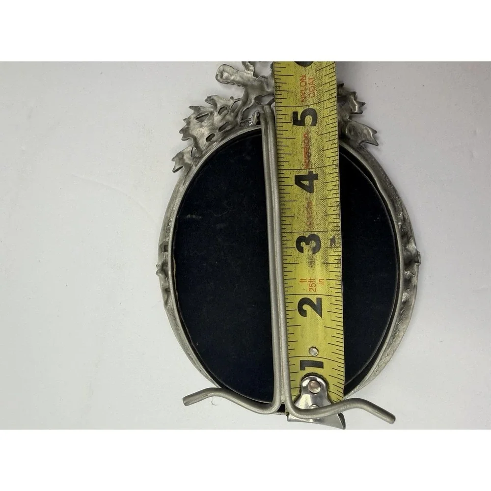 USA Elias Pewter 925 Fine Ornate Oval Picture Frame 1932 USA Artmetal - Picture 9 of 11
